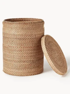Cestas de ropa con tapa Lurdes, 2 uds.