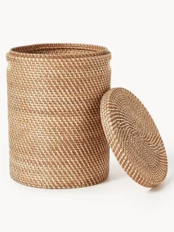 Cestas de ropa con tapa Lurdes, 2 uds.