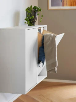 Cesto para la ropa Brilliant White para colgar