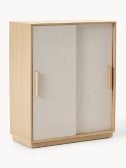 Chiffonnier de madera con frente tapizado Wisp