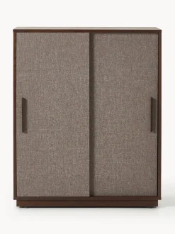 Chiffonnier de madera con frente tapizado Wisp