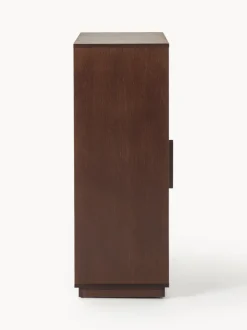 Chiffonnier de madera con frente tapizado Wisp