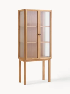 Chiffonnier de madera de roble Curiosity