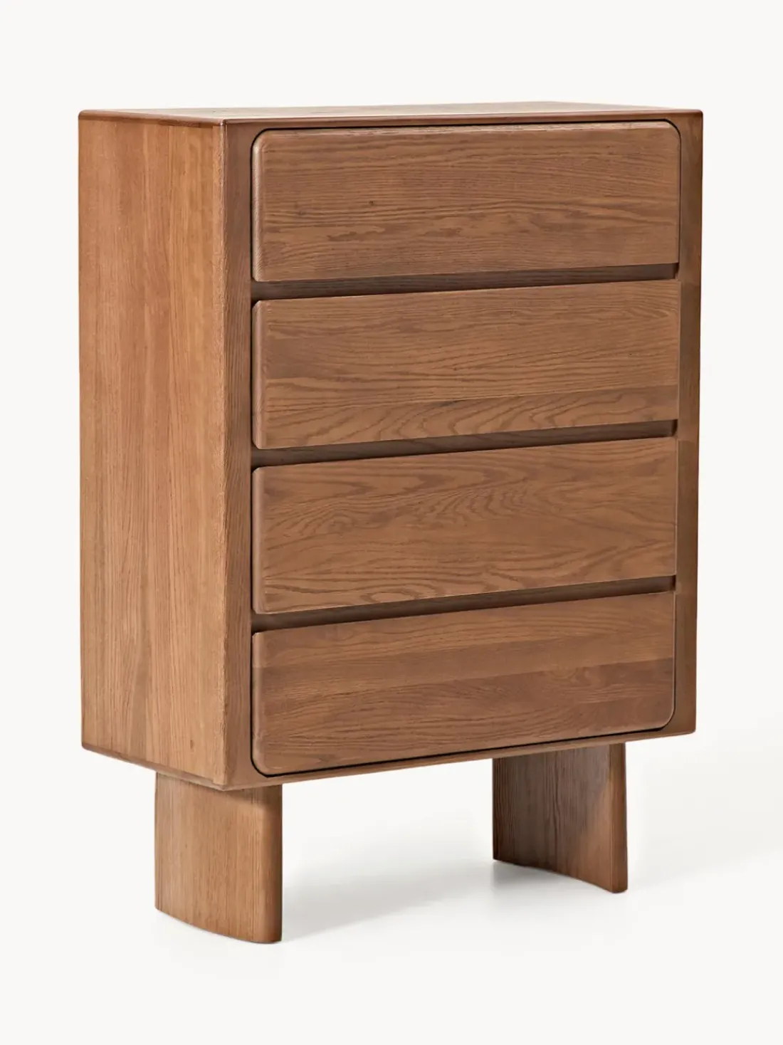 Cómoda artesanal de madera de roble Chandler