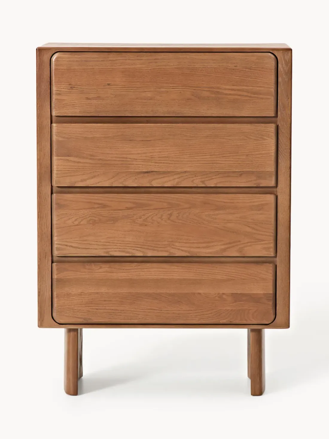 Cómoda artesanal de madera de roble Chandler