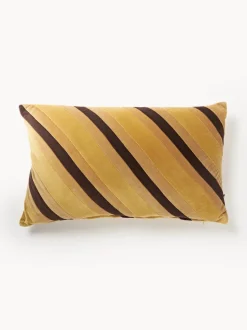 Cojín artesanal de algodón Striped