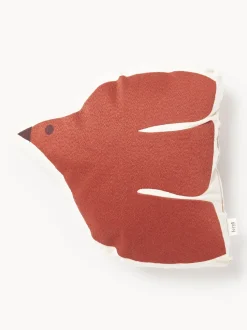 Cojín bordado de algodón ecológico Swif Bird