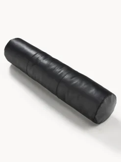 Cojín cervical artesanal de cuero