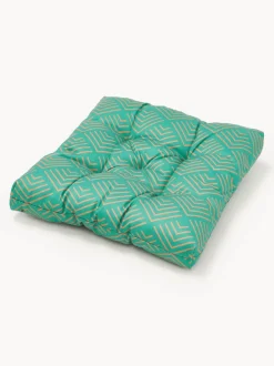 Cojín de asiento de exterior con estampado gráfico Milano