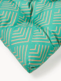 Cojín de asiento de exterior con estampado gráfico Milano