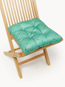 Cojín de asiento de exterior con estampado gráfico Milano