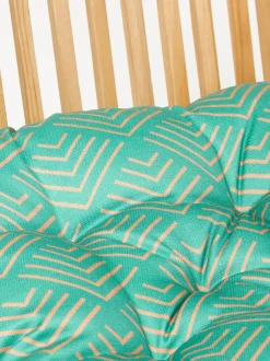 Cojín de asiento de exterior con estampado gráfico Milano