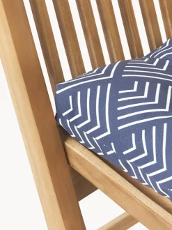 Cojín de asiento de exterior con estampado gráfico Milano