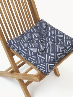 Cojín de asiento de exterior con estampado gráfico Milano