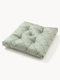 Cojín de asiento de exterior con estampado gráfico Milano