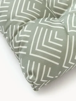 Cojín de asiento de exterior con estampado gráfico Milano
