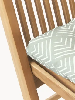 Cojín de asiento de exterior con estampado gráfico Milano