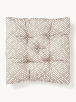 Cojín de asiento de exterior con estampado gráfico Milano