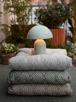 Cojín de asiento de exterior con estampado gráfico Milano