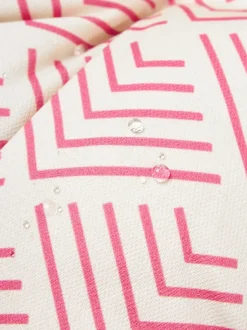 Cojín de asiento de exterior con estampado gráfico Milano