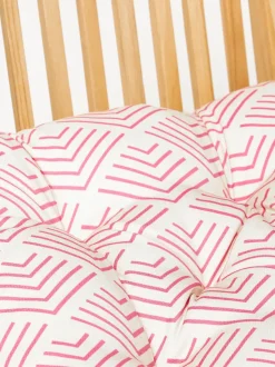 Cojín de asiento de exterior con estampado gráfico Milano