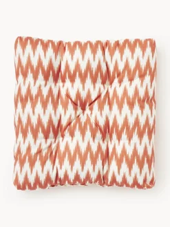 Cojín de asiento para exterior con estampado ikat Maillot