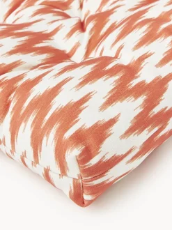 Cojín de asiento para exterior con estampado ikat Maillot