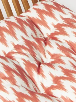 Cojín de asiento para exterior con estampado ikat Maillot