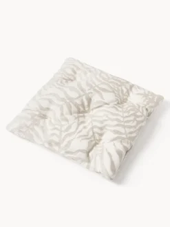 Cojín de asiento para exterior estampado jacquard Ortun