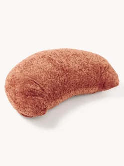 Cojín en forma de croissant en tejido bouclé Francois
