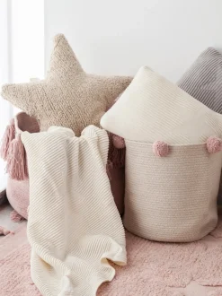 Cojín peluche artesanal de algodón Star