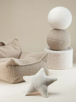 Cojín peluche de borreguillo Star
