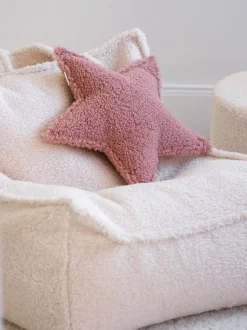 Cojín peluche de borreguillo Star