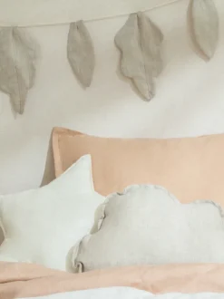 Cojín peluche de lino Cloud