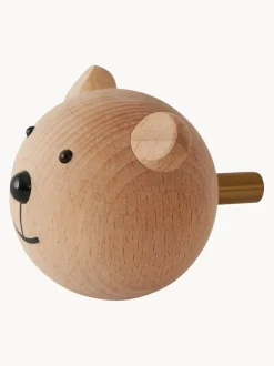 Colgador de pared de madera de haya Bear