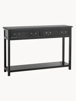 Consola artesanal de madera de mango Moss