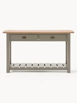 Consola artesanal de madera Eton