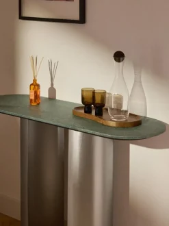Consola con tablero de mármol Noam
