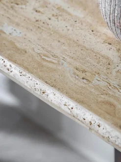 Consola con tablero de travertino Trevi