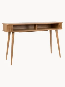 Consola de madera con puertas enrollables y frente acanalado Barbier