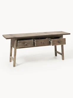 Consola de madera de pino Camden