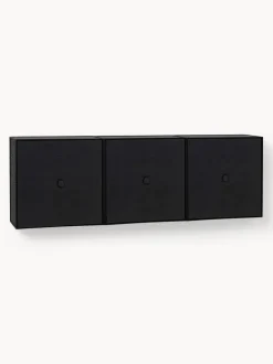 Consola de pared de madera y metal Frame