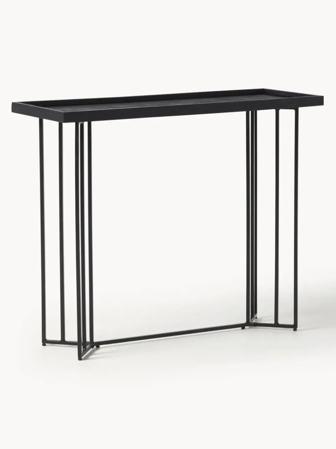Consola de recibidor de madera de mango Luca