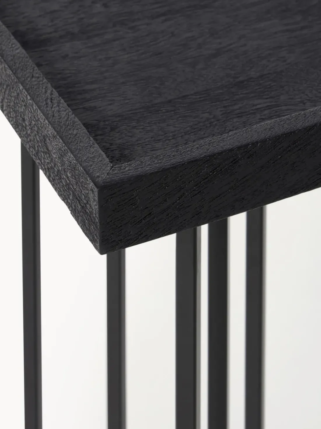 Consola de recibidor de madera de mango Luca