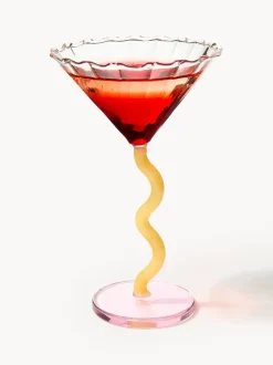 Copas de cóctel de vidrio de borosilicato Curve, 2 uds.