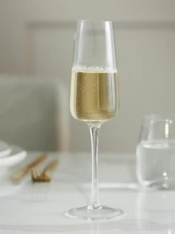 Copas de champán sopladas Ellery, 4 uds.