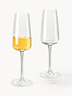 Copas de champán sopladas Ellery, 4 uds.