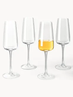 Copas de champán sopladas Ellery, 4 uds.