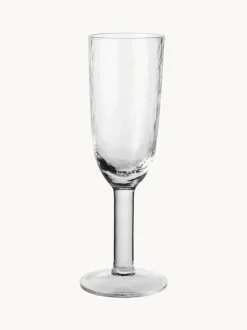 Copas de champán sopladas Hammered, 4 uds.