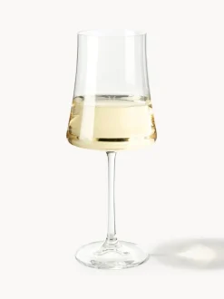 Copas de vino blanco de cristal Gwenda, 6 uds.
